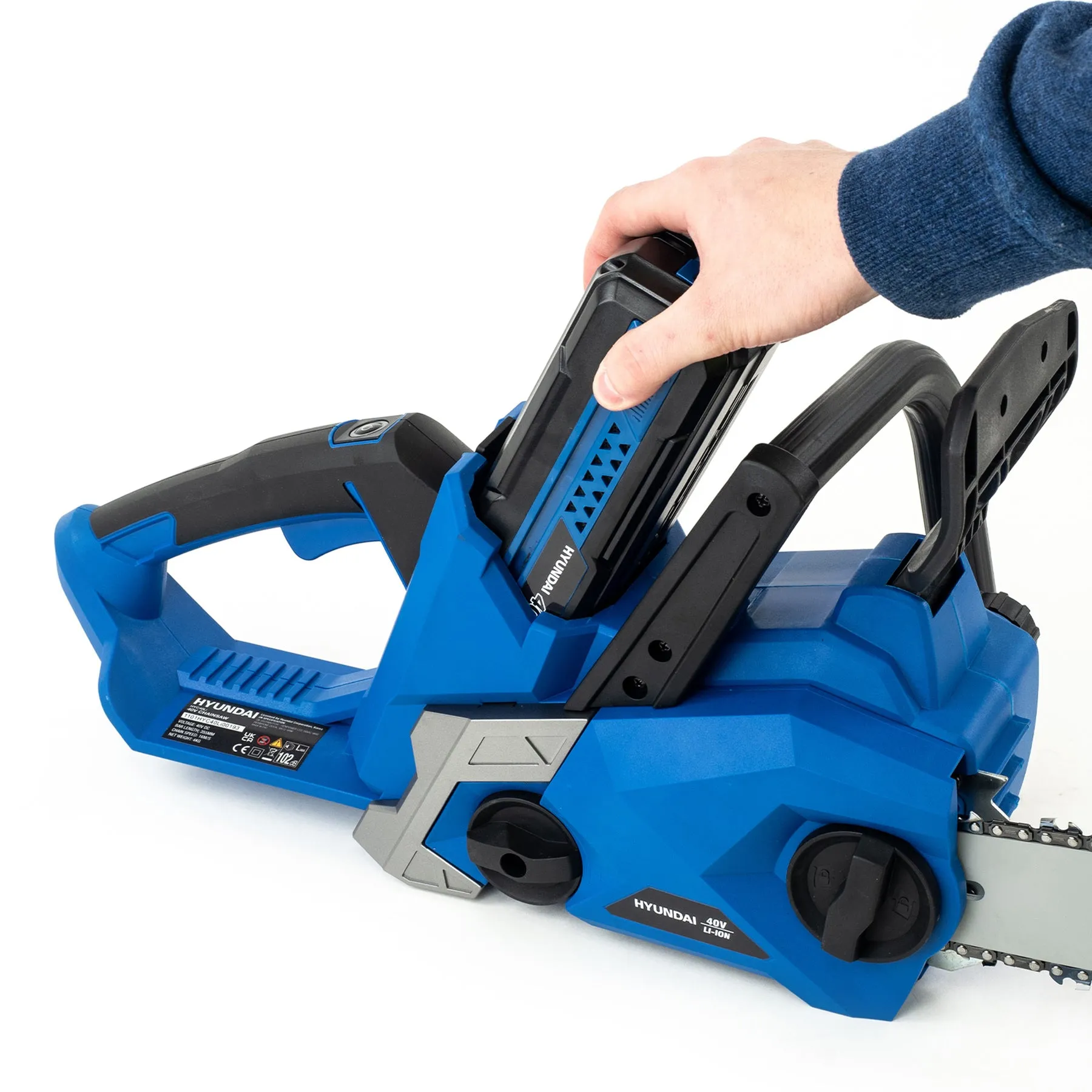 Hyundai HYC40LI 40V Cordless Chainsaw 14"