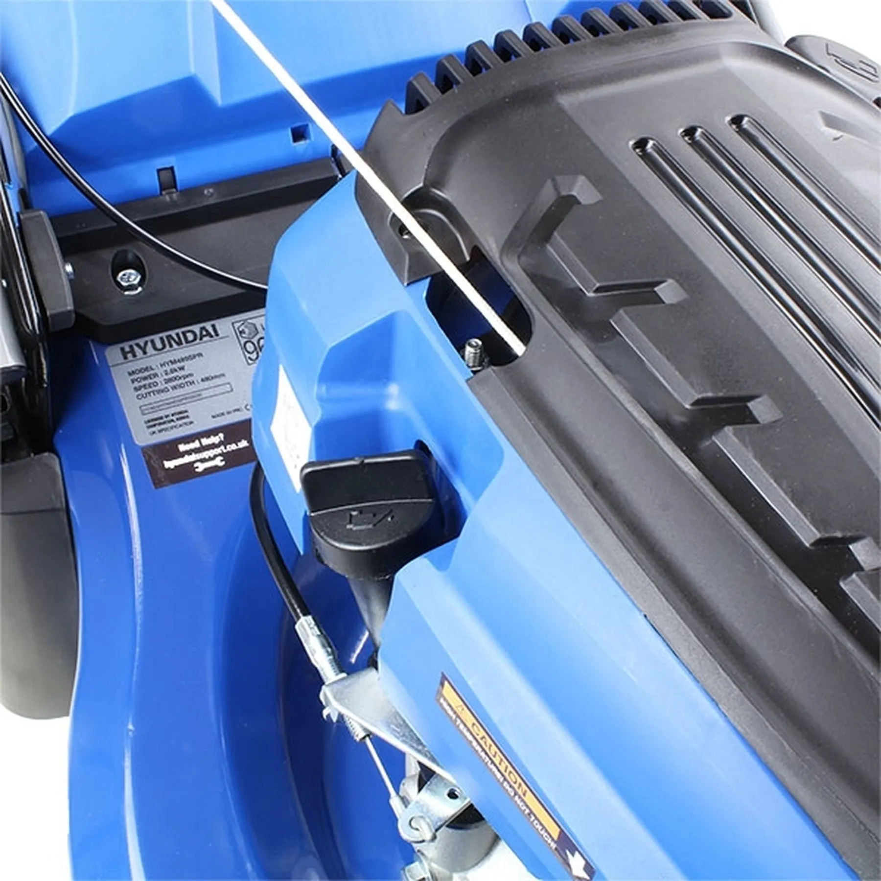 Hyundai HYM480SPR Self-Propelled Petrol Roller Lawn Mower 48cm