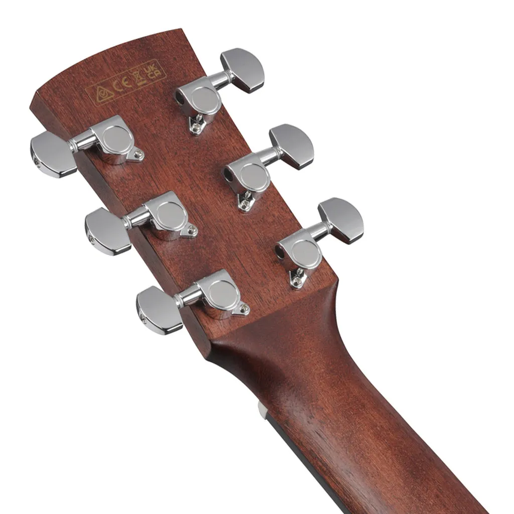 Ibanez AW247CEWKH Electro Acoustic Guitar Weathered Black Open Pore Top, Open Pore Natural Back and Sides