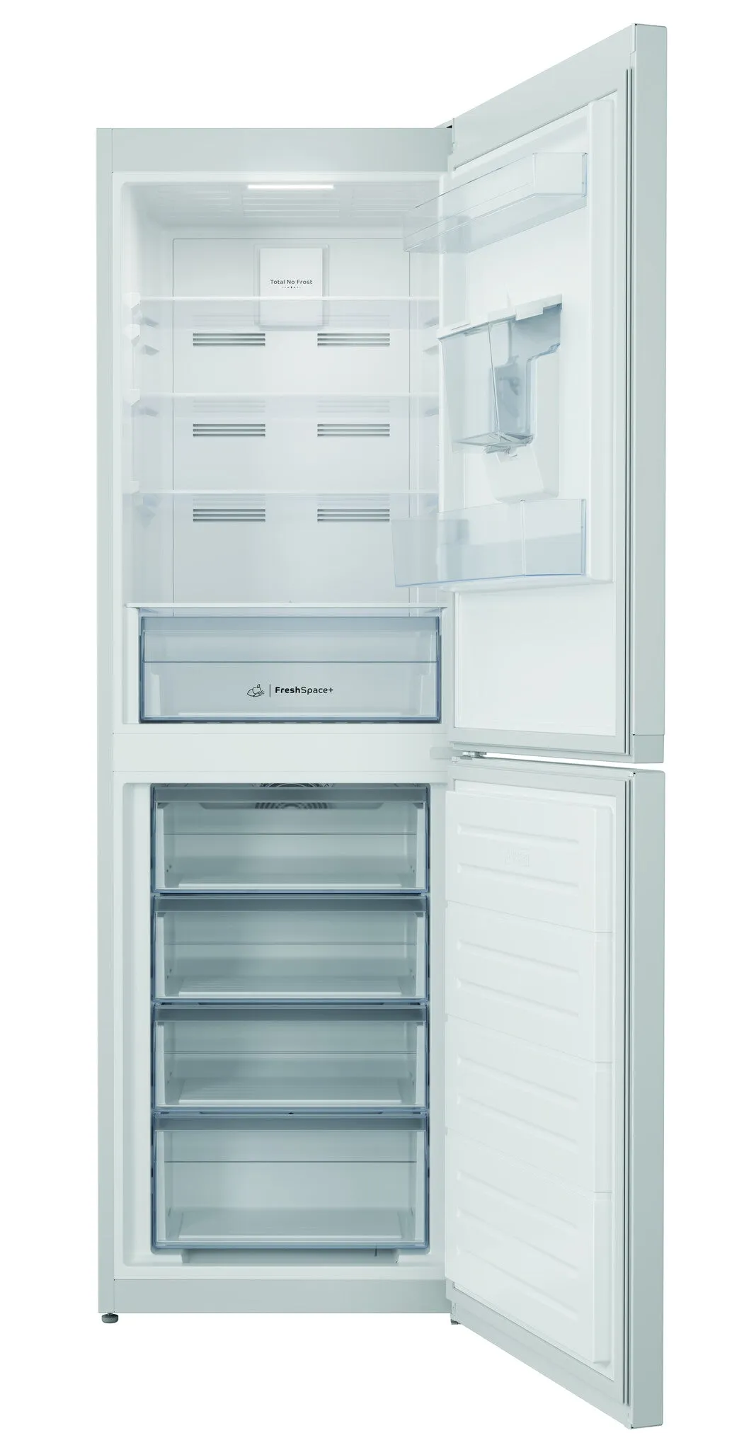 Indesit IBTNF 60182 W AQUA UK Freestanding 322L Fridge Freezer - White, E Rated