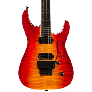 Jackson Pro Plus Series Dinky DKAQ, Ebony Fingerboard, Firestorm