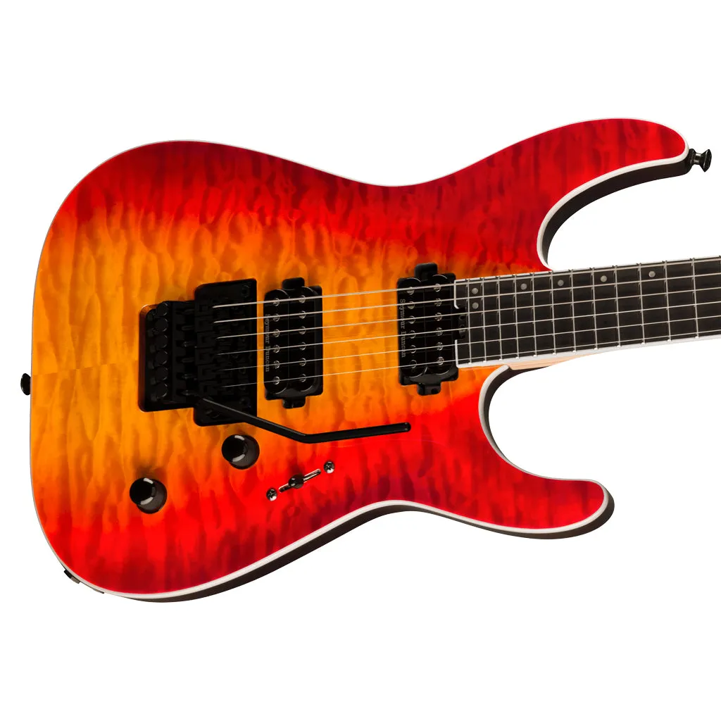 Jackson Pro Plus Series Dinky DKAQ, Ebony Fingerboard, Firestorm