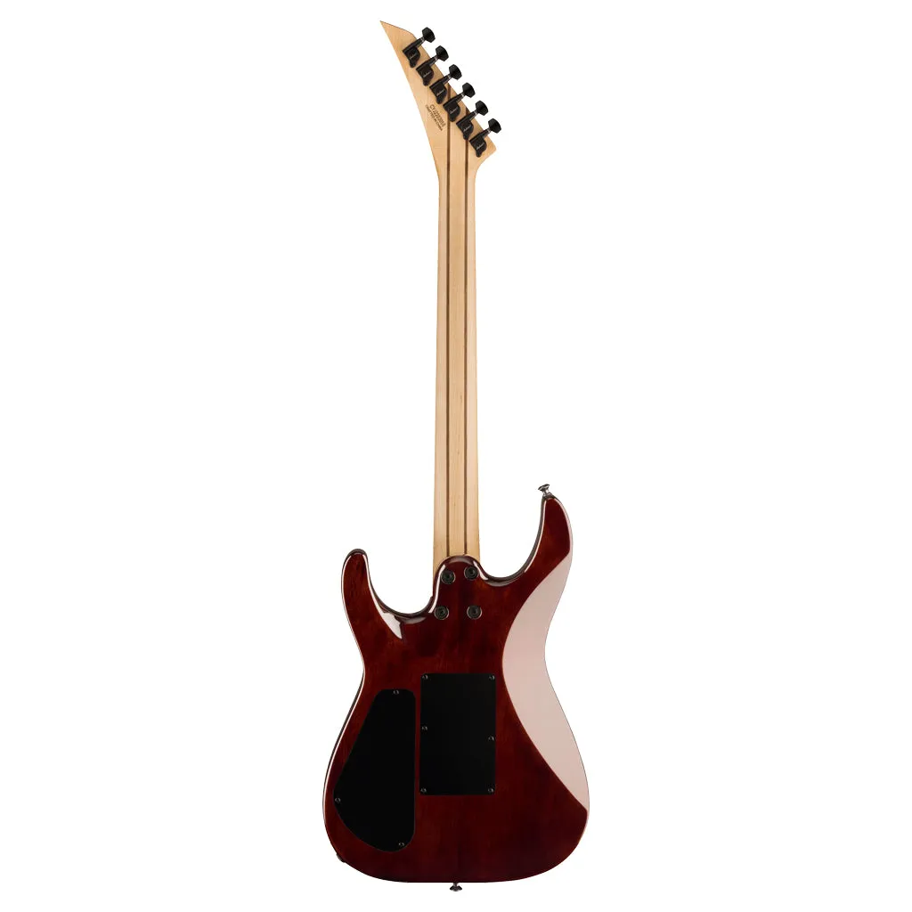 Jackson Pro Plus Series Dinky DKAQ, Ebony Fingerboard, Transparent Purple Burst