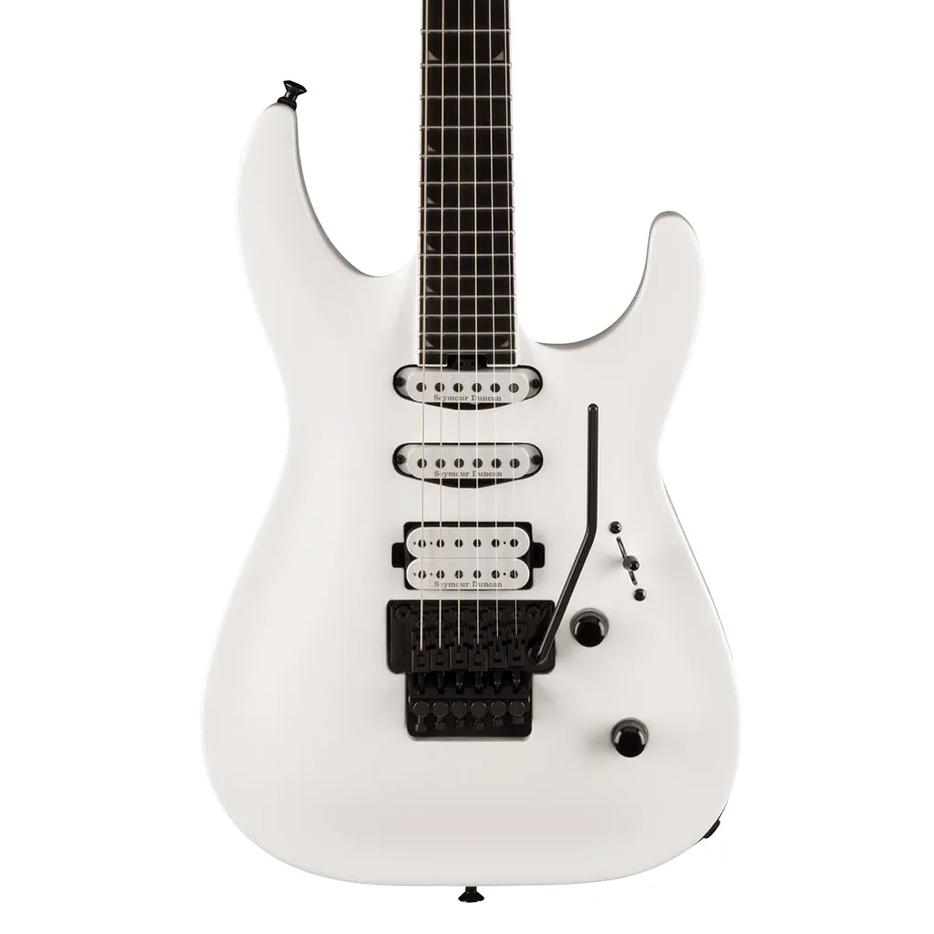 Jackson Pro Plus Series Soloist SLA3, Ebony Fingerboard, Snow White