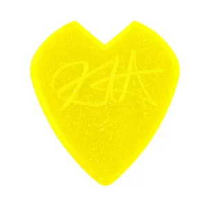 Jim Dunlop Kirk Hammett Custom Jazz III Yellow Glitter Players Pack