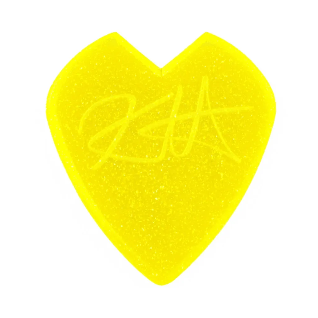 Jim Dunlop Kirk Hammett Custom Jazz III Yellow Glitter Players Pack