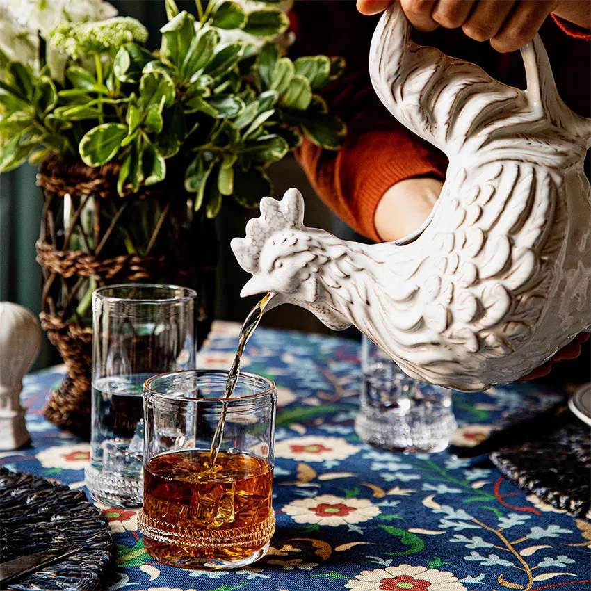 Juliska | Clever Creatures Ceramic Rooster Pitcher