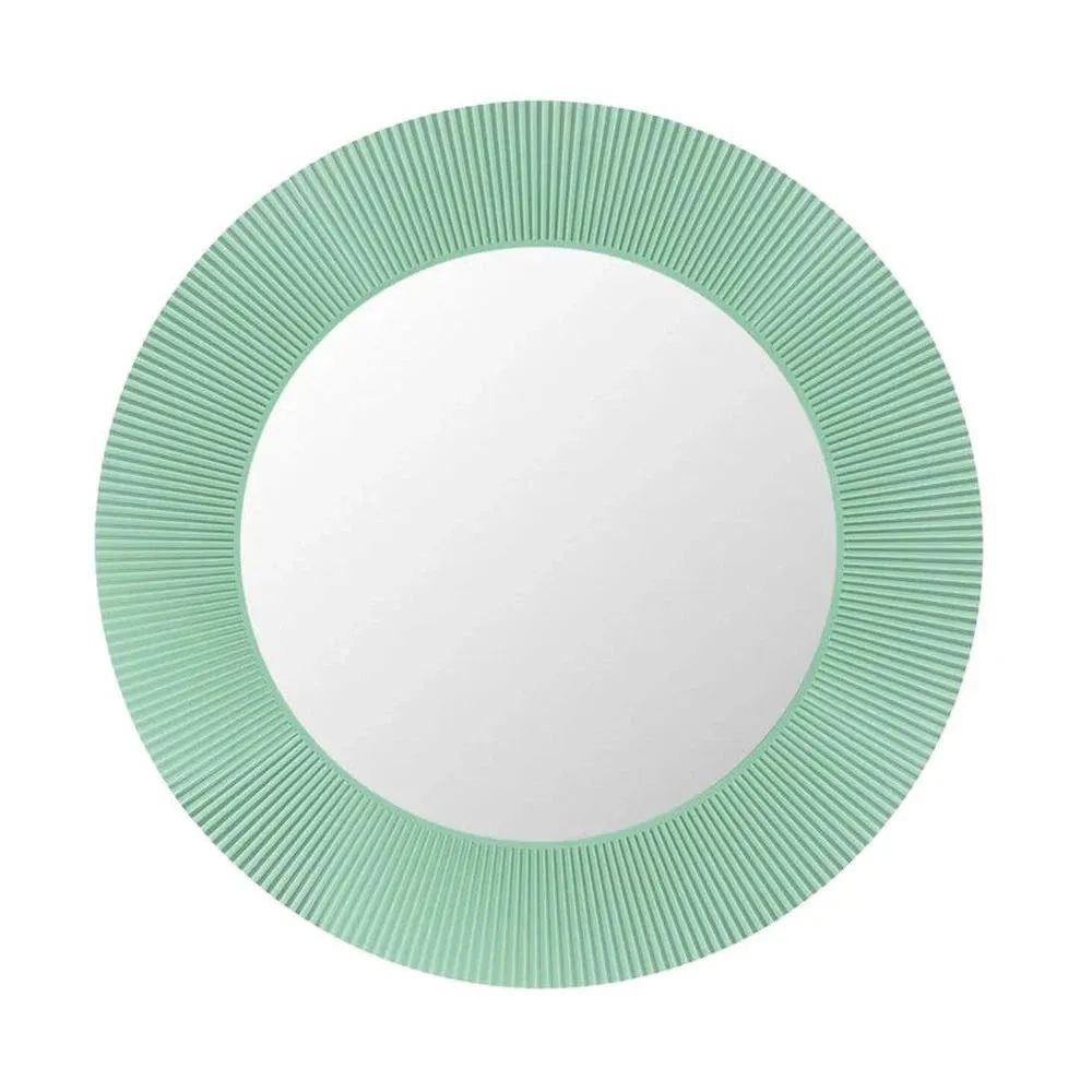 Kartell All Saints Mirror With Lighting, Acquamarine Green
