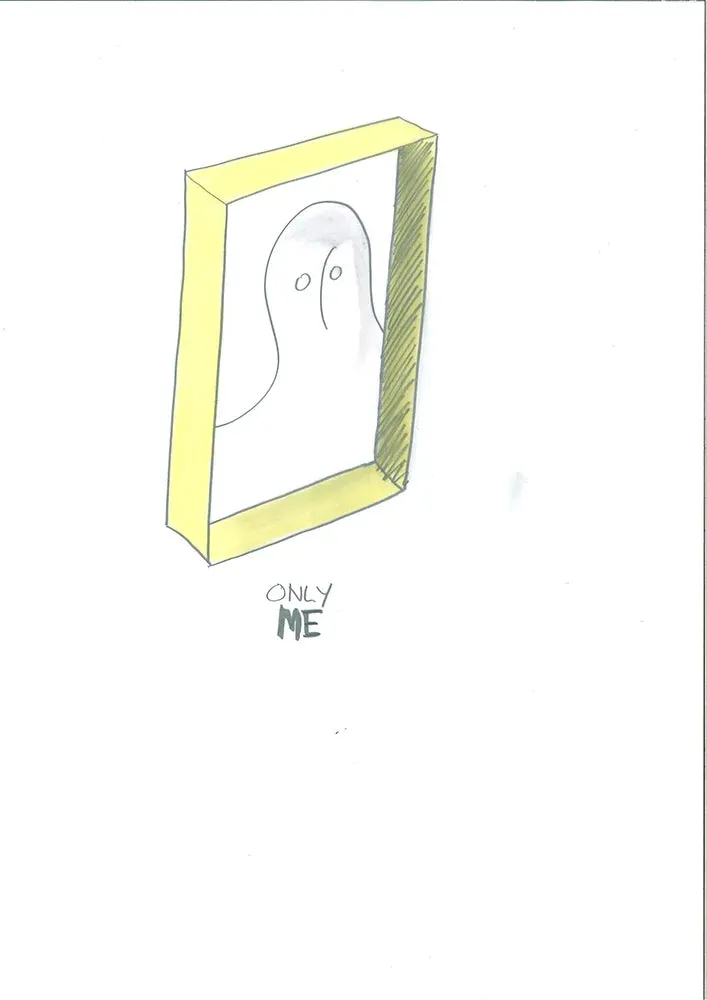 Kartell Only Me Mirror 50x50 Cm, Crystal