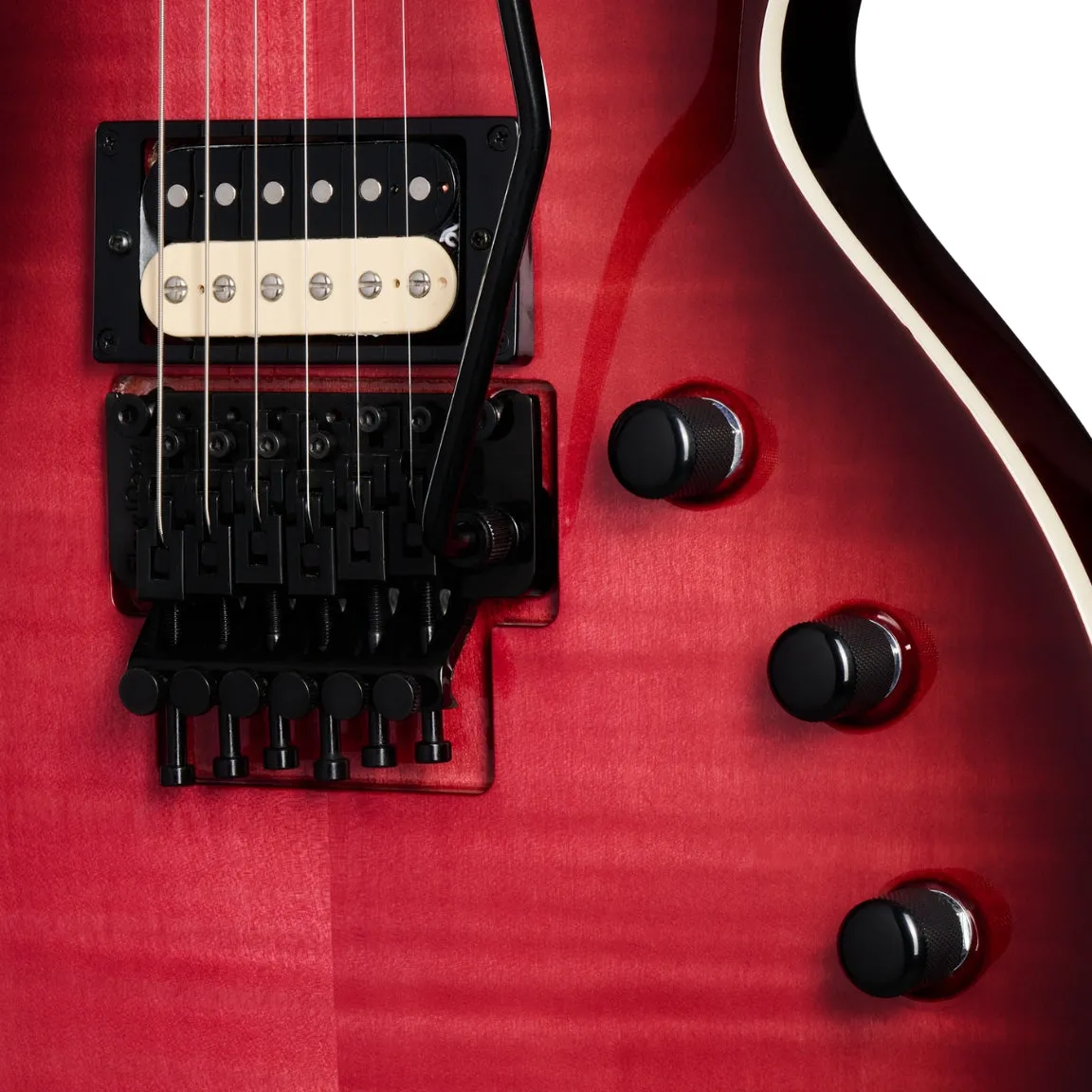 Kramer Assault Figured Electric Guitar - Magenta Perimeter