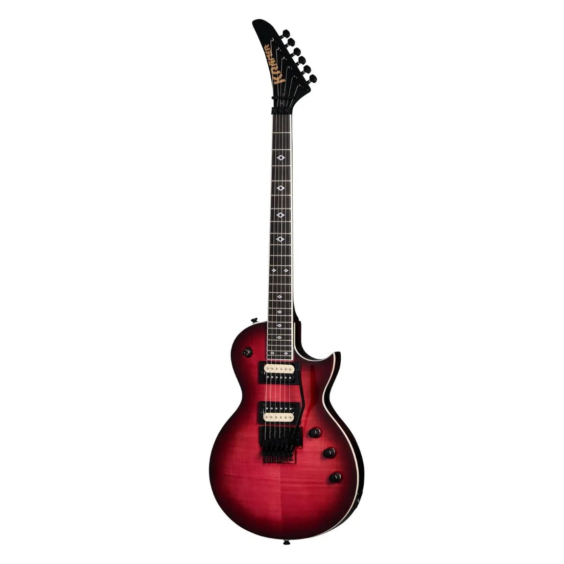 Kramer Assault Figured Electric Guitar - Magenta Perimeter