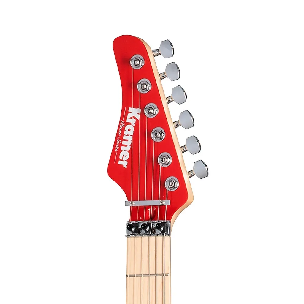 Kramer Pacer Classic Left Handed Electric Guitar - Scarlet Red Metallic