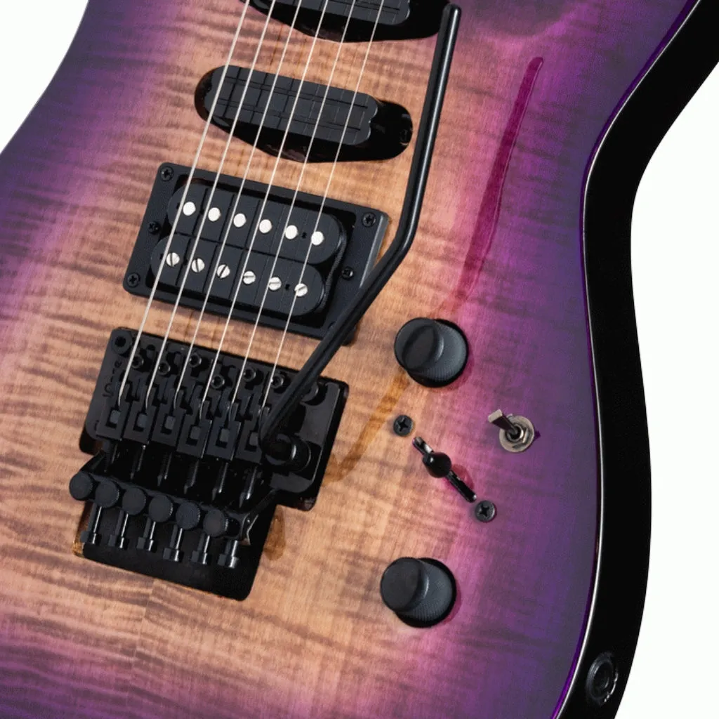 Kramer SM-1 Figured Electric Guitar - Royal Purple Perimeter