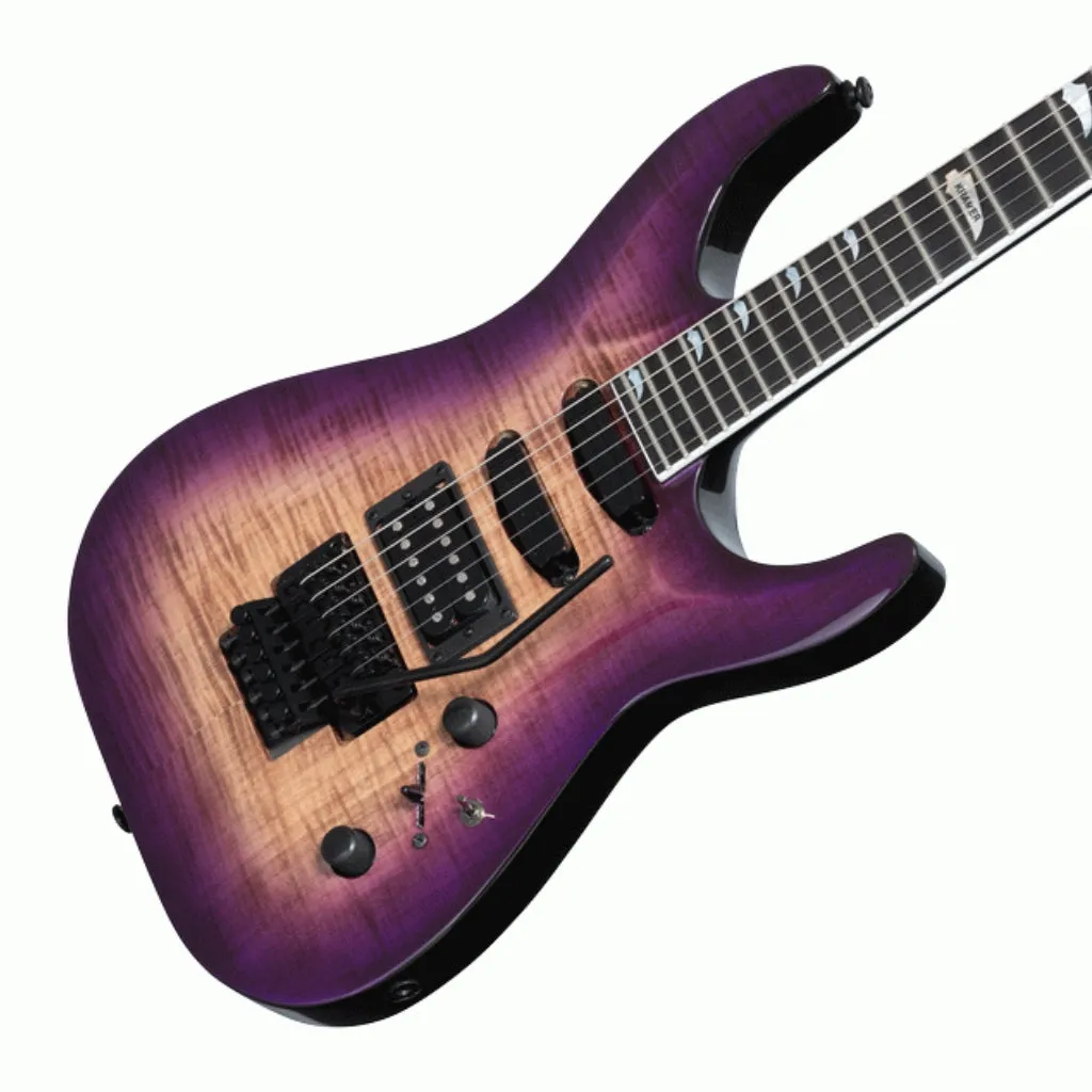 Kramer SM-1 Figured Electric Guitar - Royal Purple Perimeter