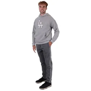 LA College Hoodie, Grey Marle, Size L