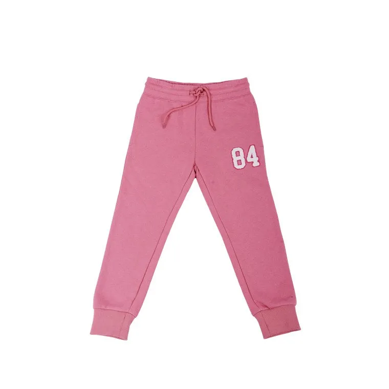 LA College Track Pants, Blush, Size 4