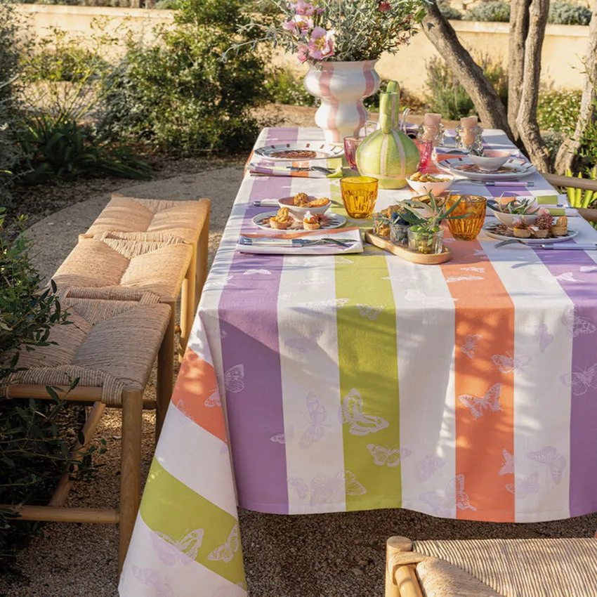 Le Jacquard Franais | Bal des Papillons Tablecloth