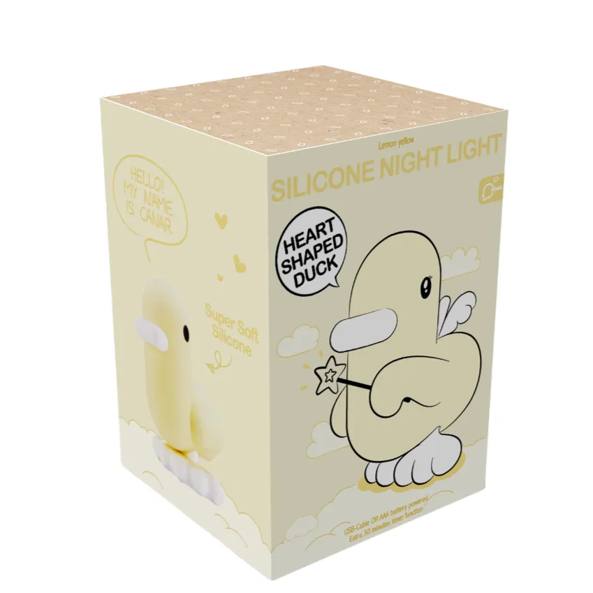 LED Duck Mood Light | Pastel Yellow