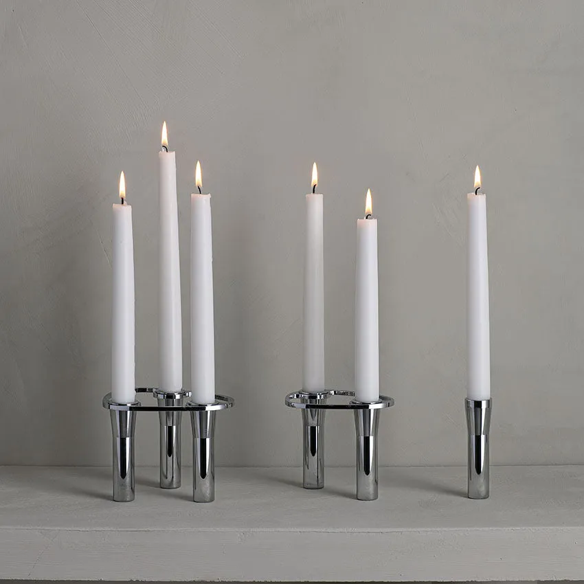Lind DNA | Metal Steel Curve Candle Holders Gift Set