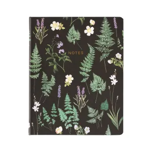 Lined Hardcover Desk Journal | Dusk Ferns |  8x10"