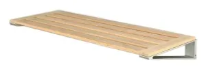 Loca Knax Shoe Rack 100 Cm, Oak Lacquered/Aluminium