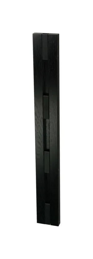 Loca Knax Vertical Coat Rack, Oak Black Stained/Black