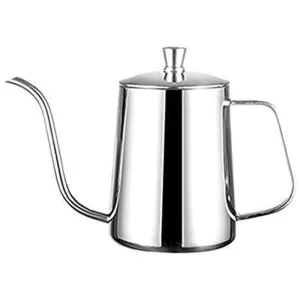 Long Mouth Tea Pot 600ml Silver