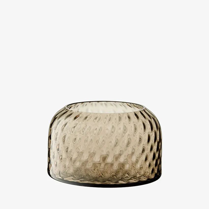 Lsa | Dapple Vase H10.3cm Earth Brown