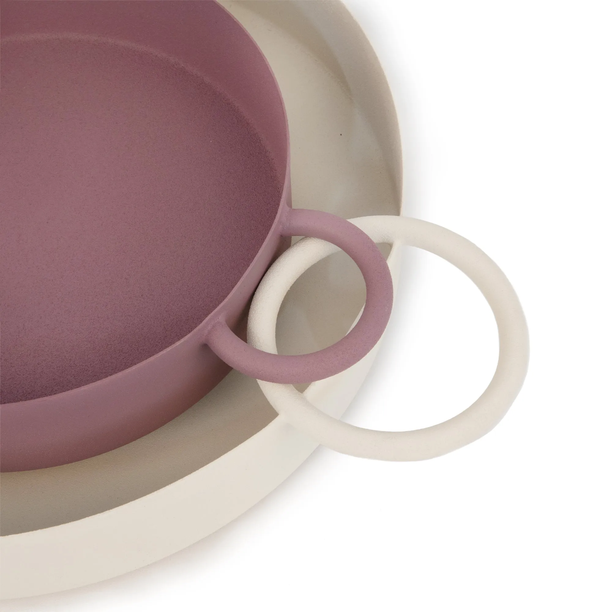 Luxe Collection Medium Circular Tray | Soft Pink | 31cm