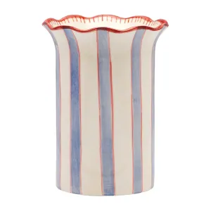 Magical Sky Ceramic Vase | Blue & Red