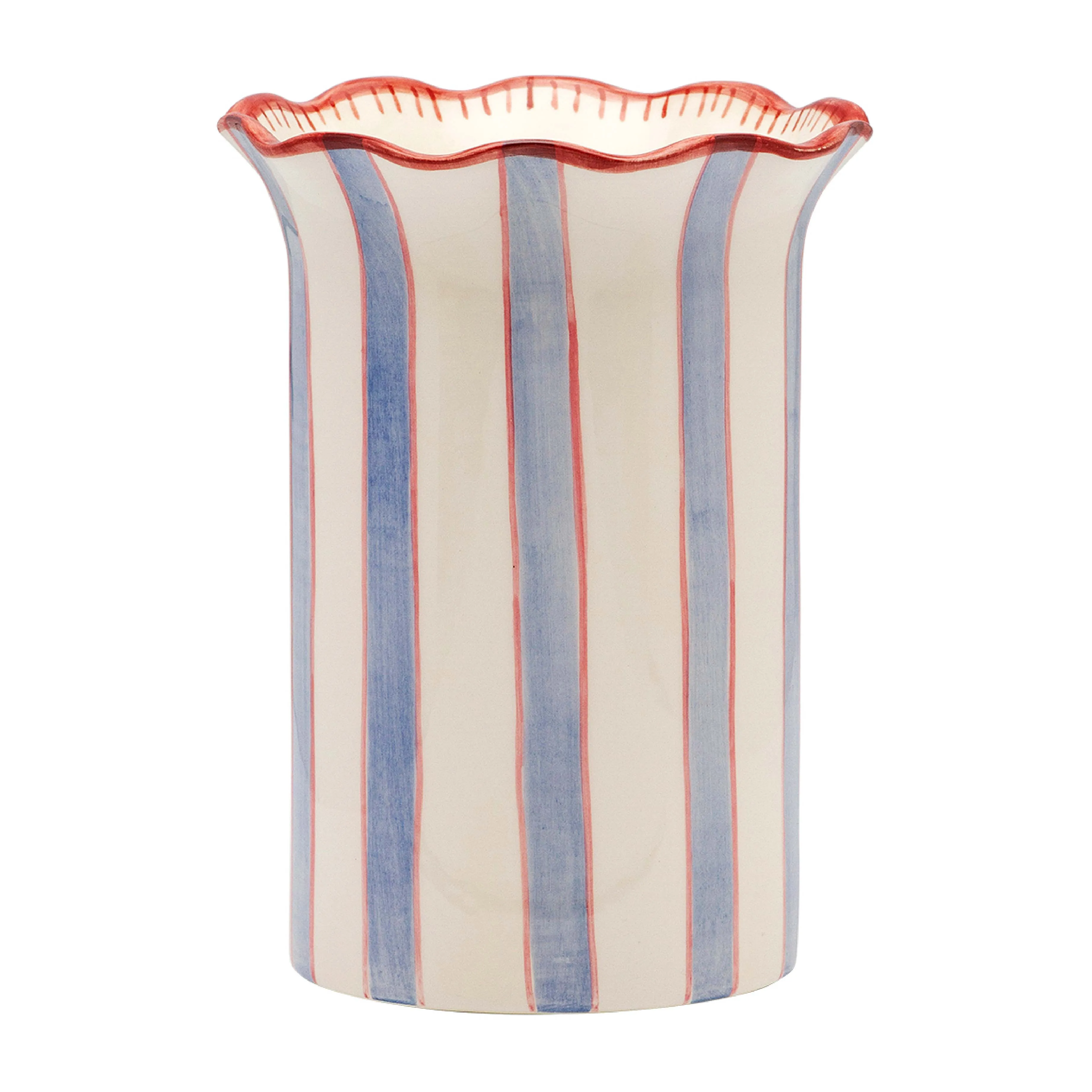 Magical Sky Ceramic Vase | Blue & Red