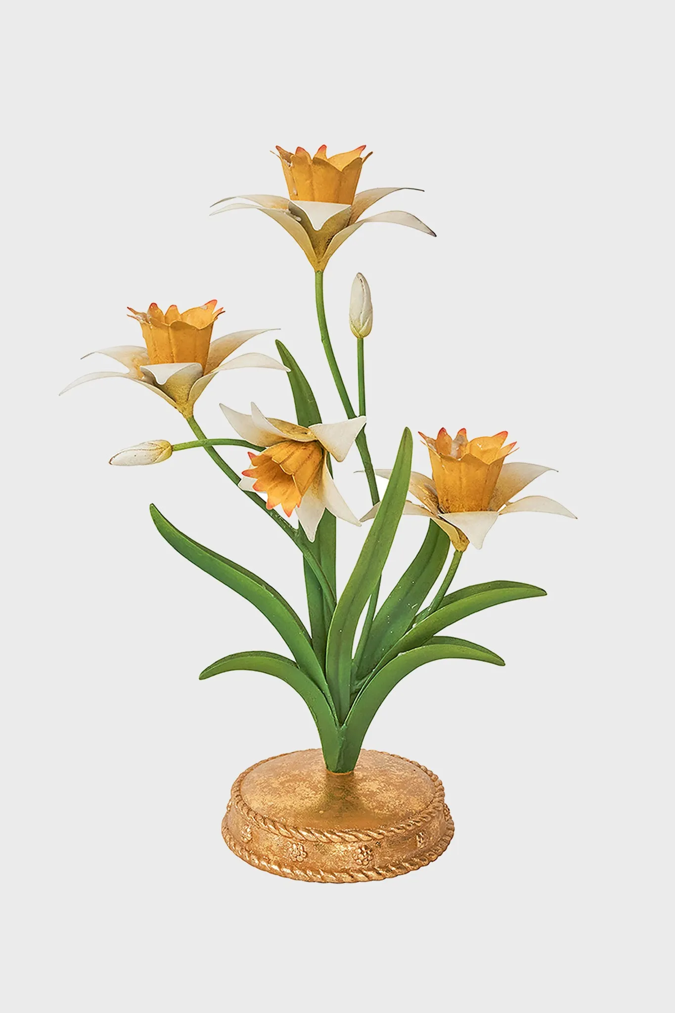 Meadow Walk Daffodil 14" Centerpiece Candelabra