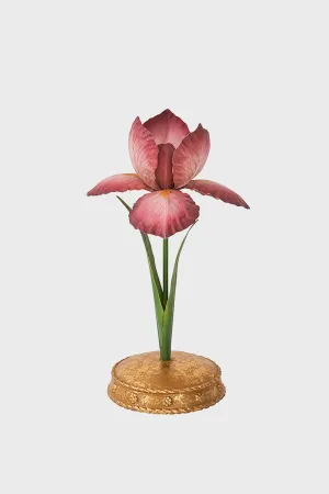 Meadow Walk Iris 9" Candlestick