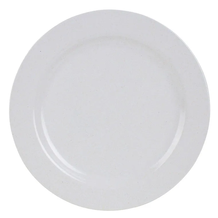 Melamine Dinner Plate, White, 25cm