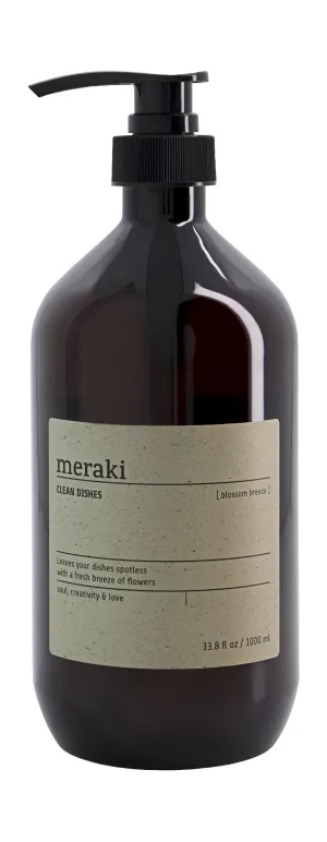 Meraki Dishwashing Liquid 1000 Ml, Blossom Breeze