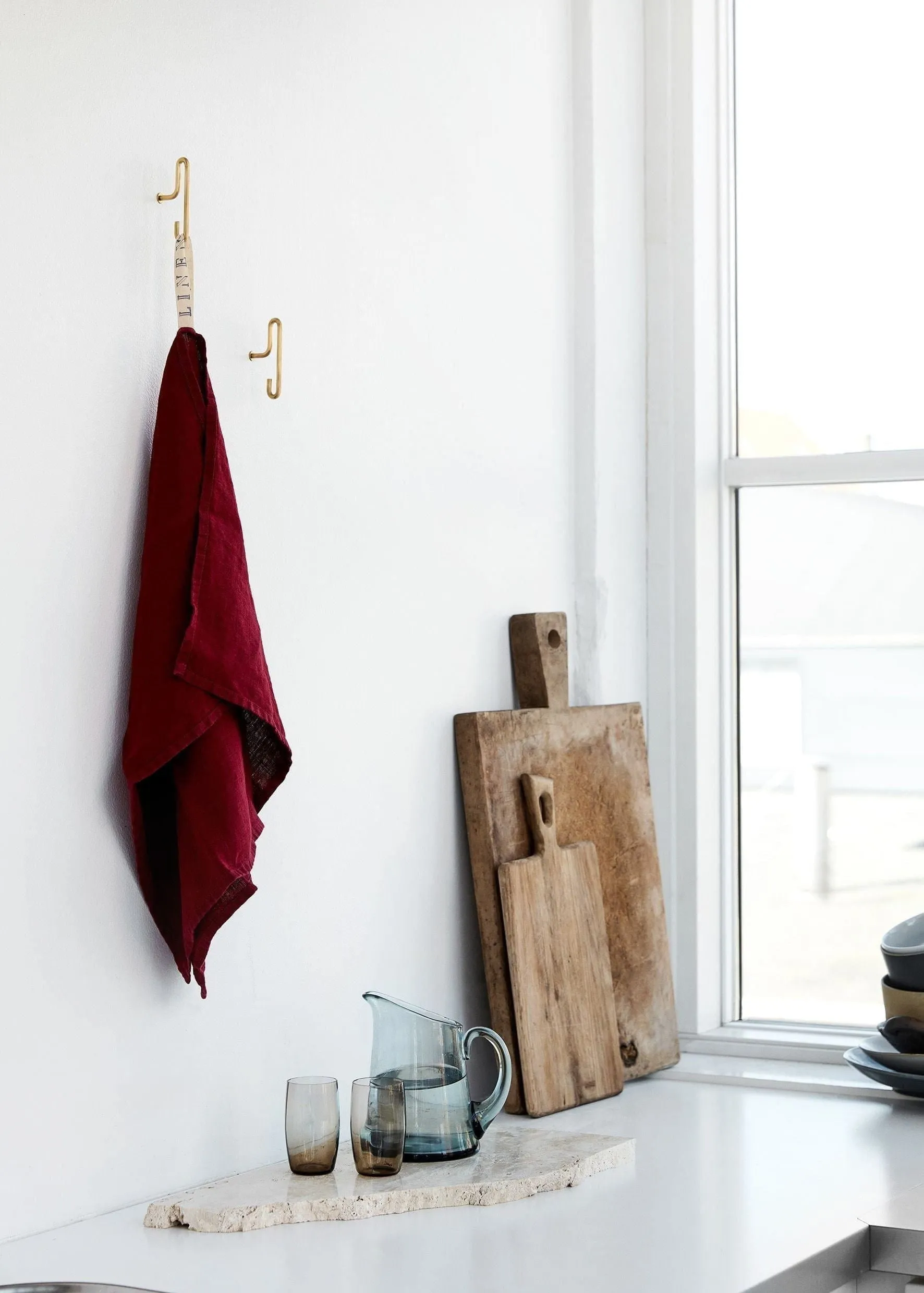Moebe Wall Hook Large, Gold