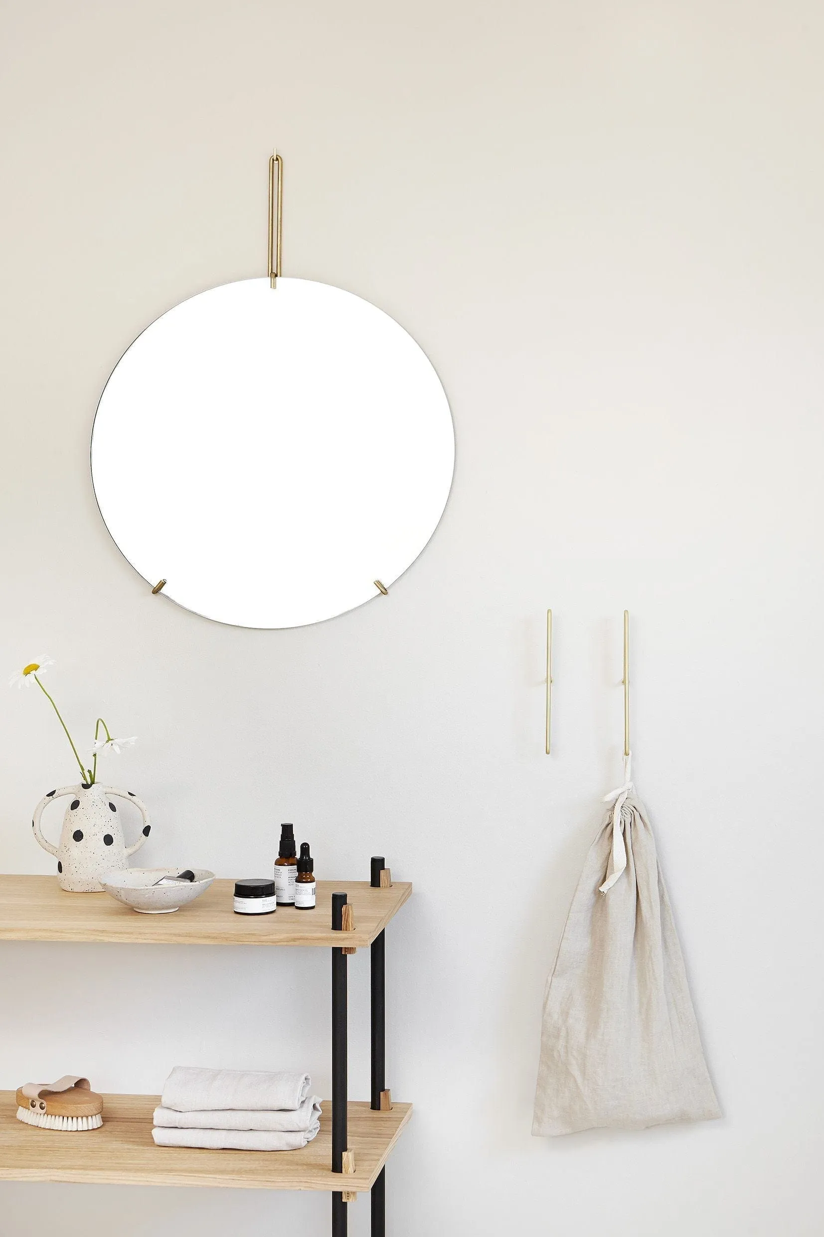 Moebe Wall Hook Large, Gold