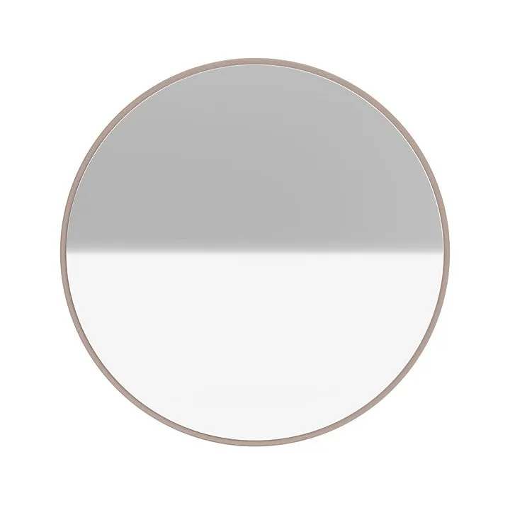 Montana Colour Frame Mirror, Mushroom Brown