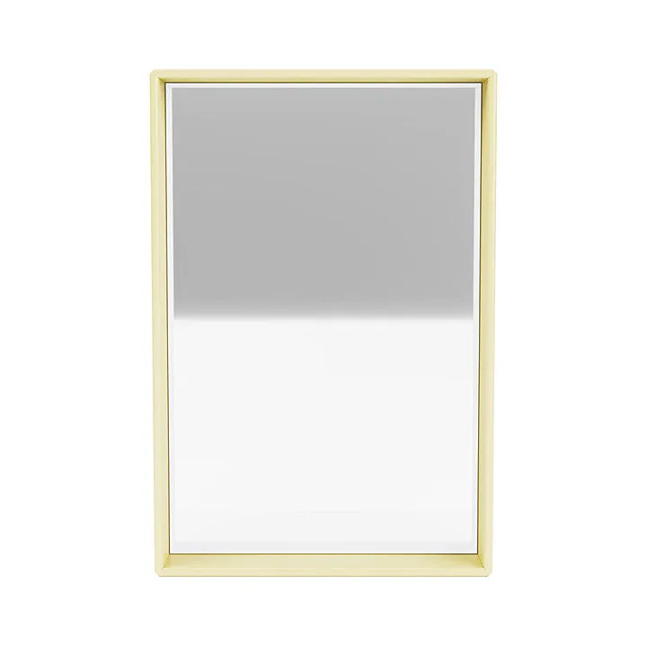 Montana Shelfie Mirror With Shelf Frame, Chamomile Yellow
