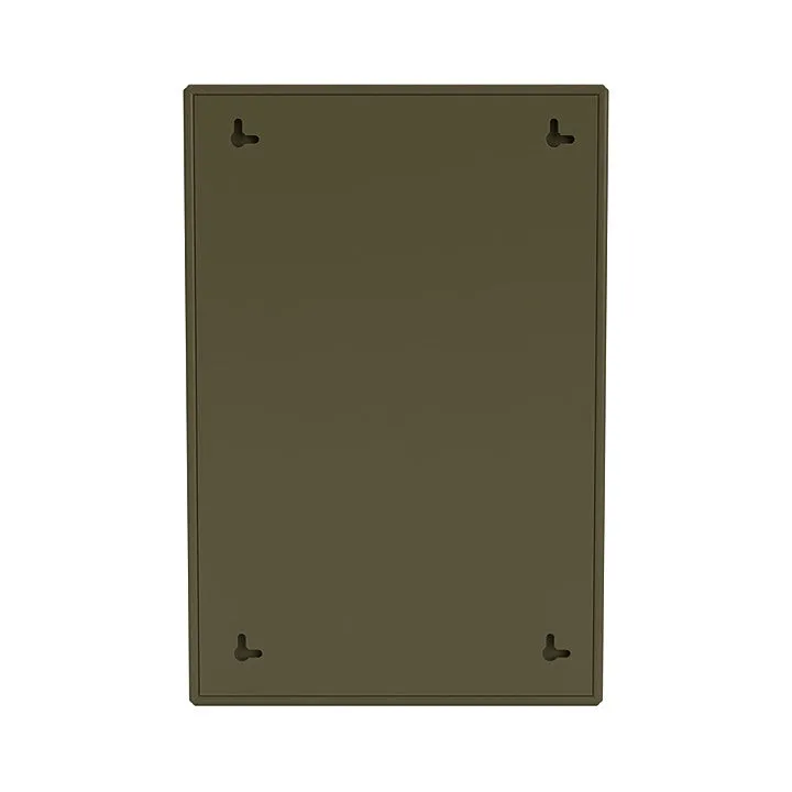 Montana Shelfie Mirror With Shelf Frame, Oregano Green