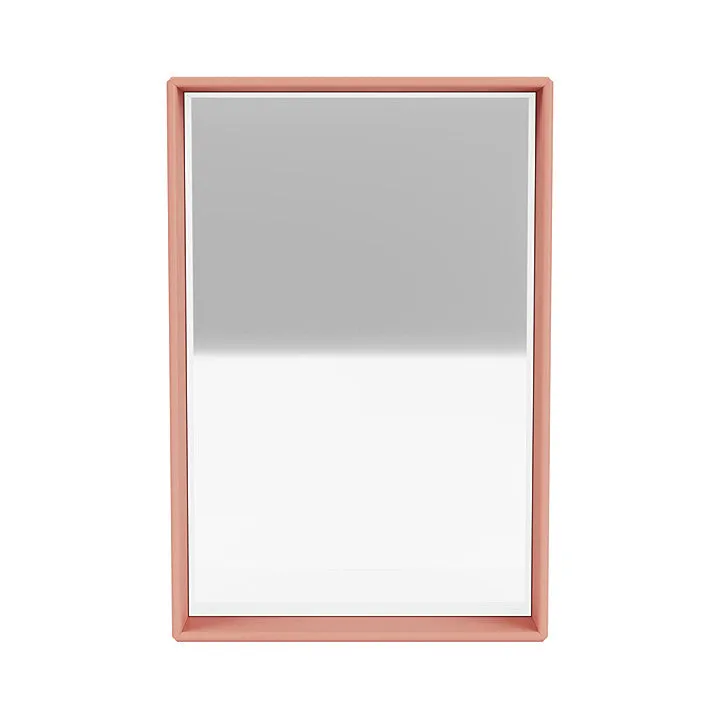 Montana Shelfie Mirror With Shelf Frame, Rhubarb Red