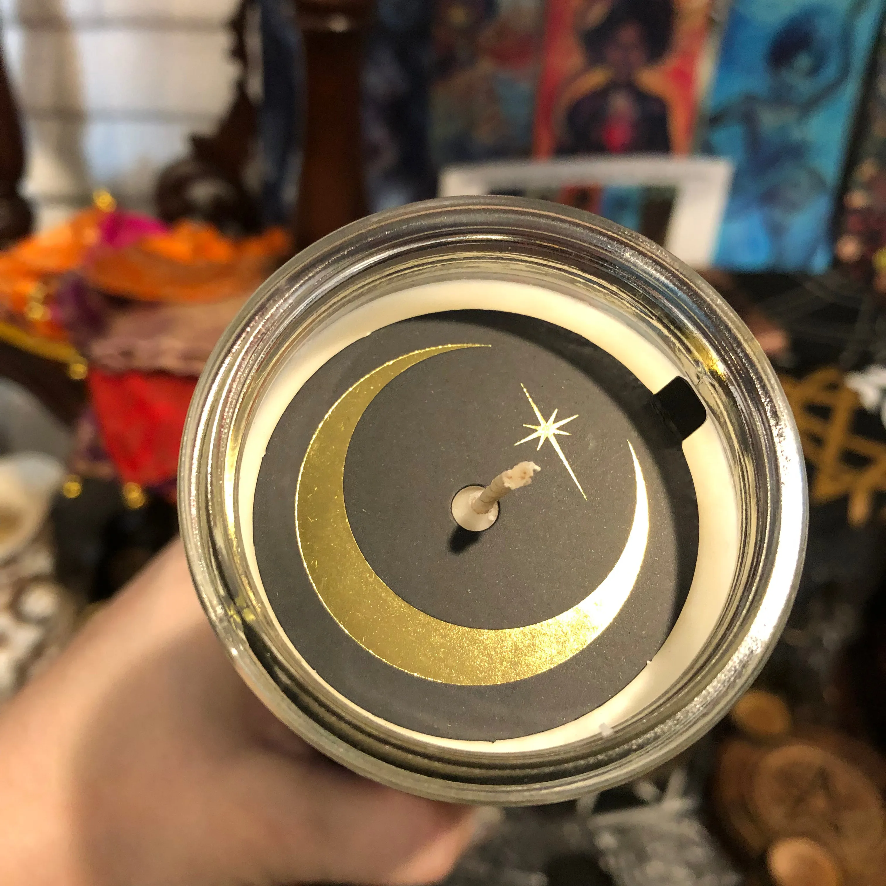 Morrigan Gilded Goddess Devotional Candle