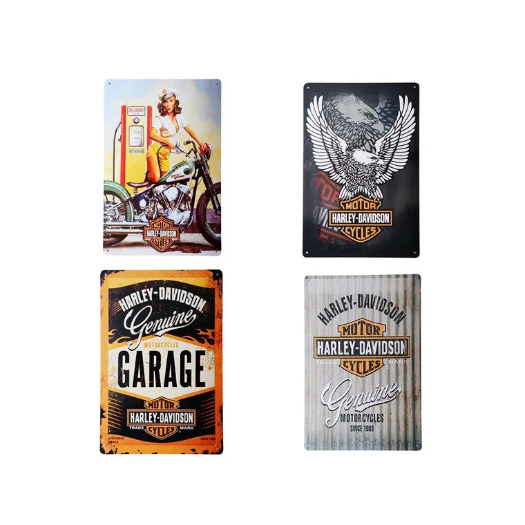 Motor Head Tin Sign, Asstd
