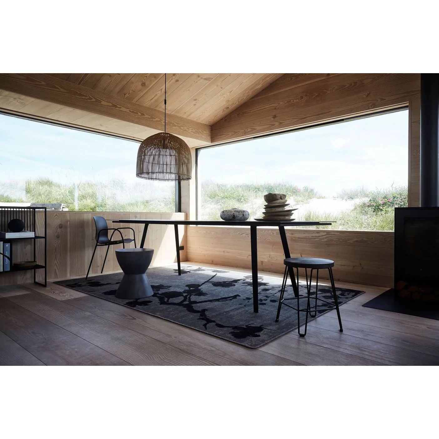 Muubs Missouri Rug Beige/Black, 300cm