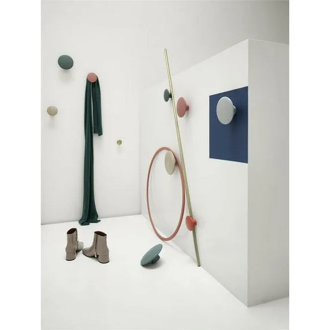 Muuto The Dots Hook Metal Aluminium Metal ø 3.9 Cm, Aluminium