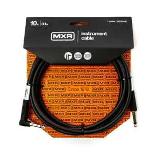 MXR 10ft Instrument Cable - Right Angle