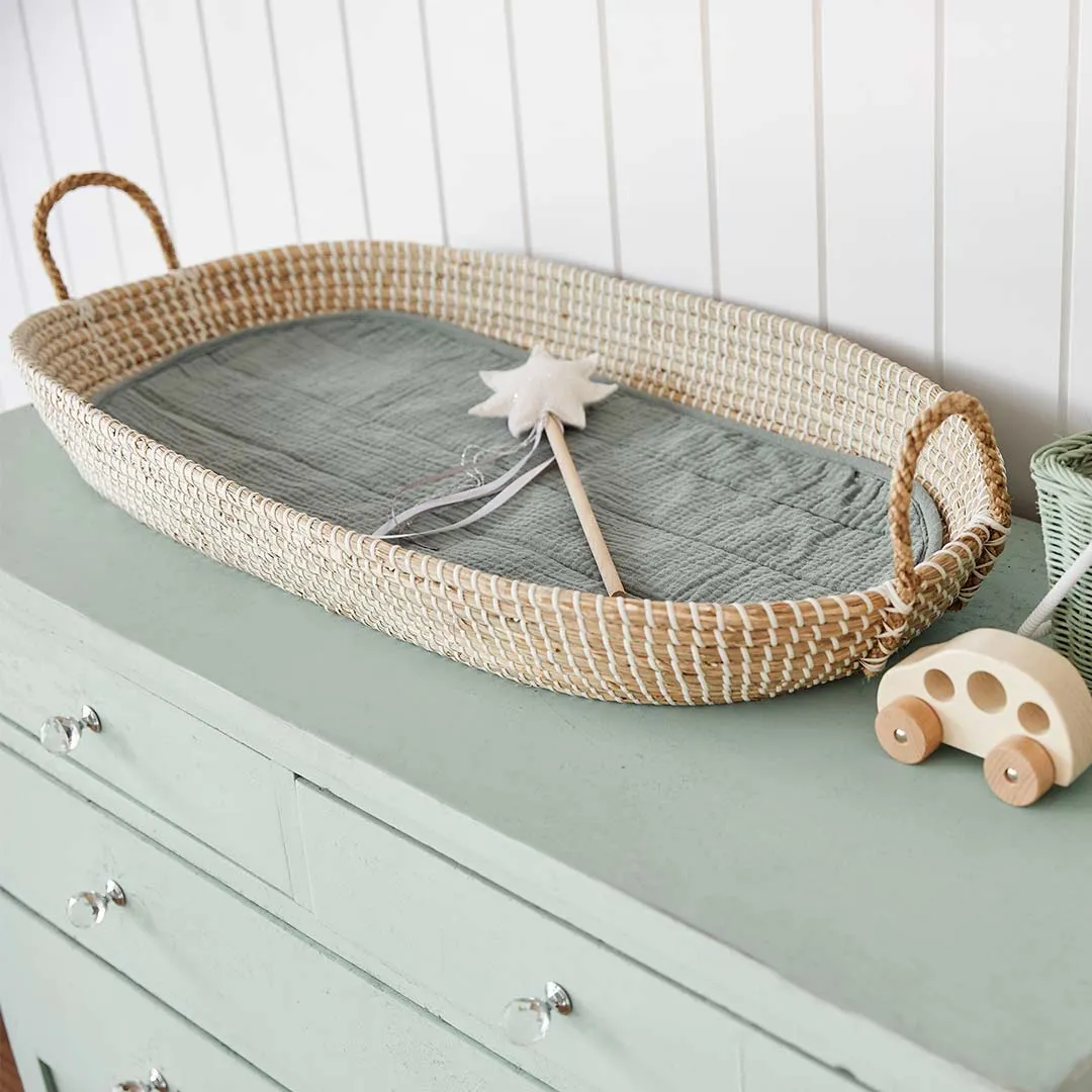 Olli Ella Reva Changing Basket - Natural