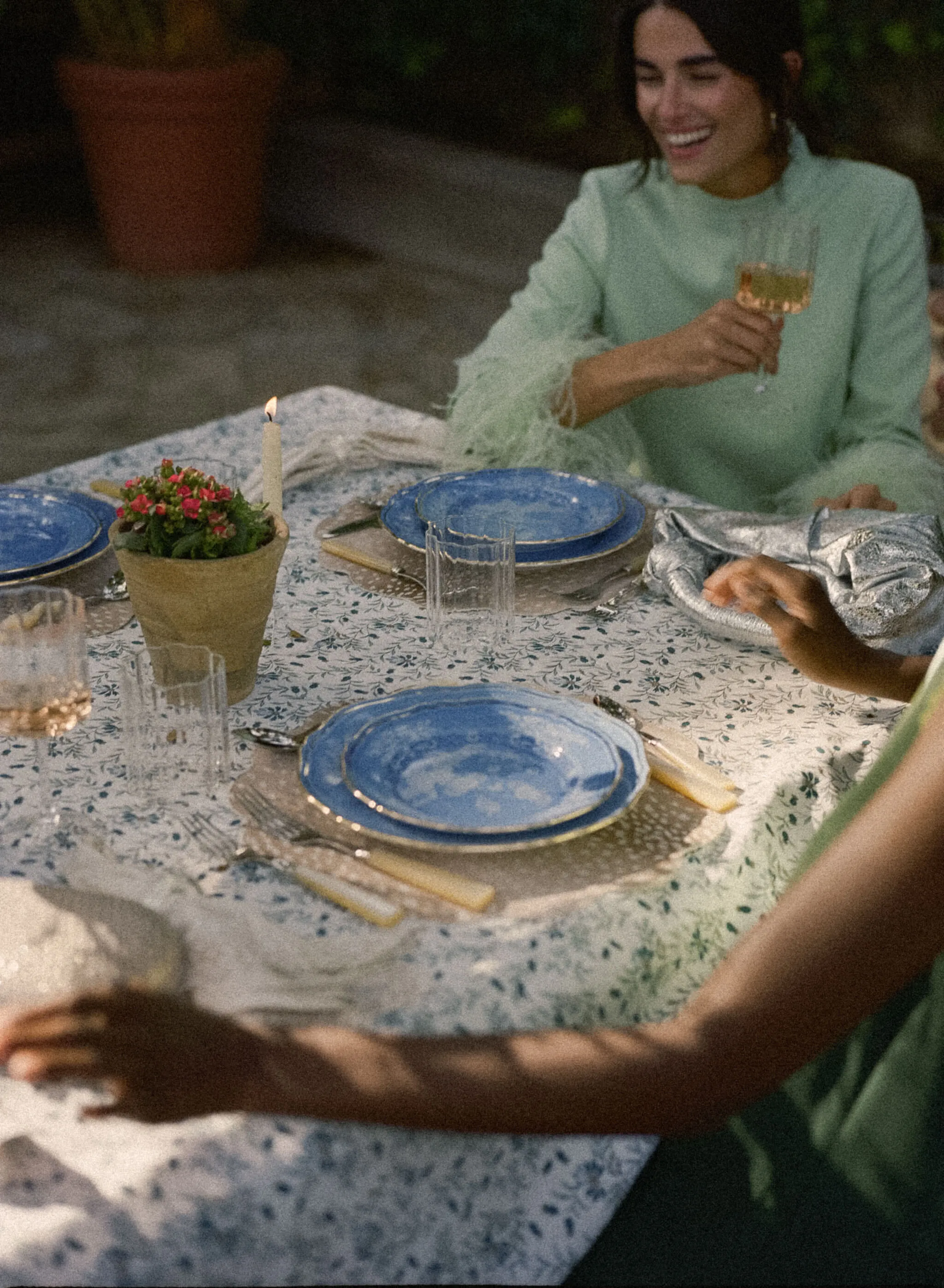 Oriente Italiano Pervinca Salad Plate