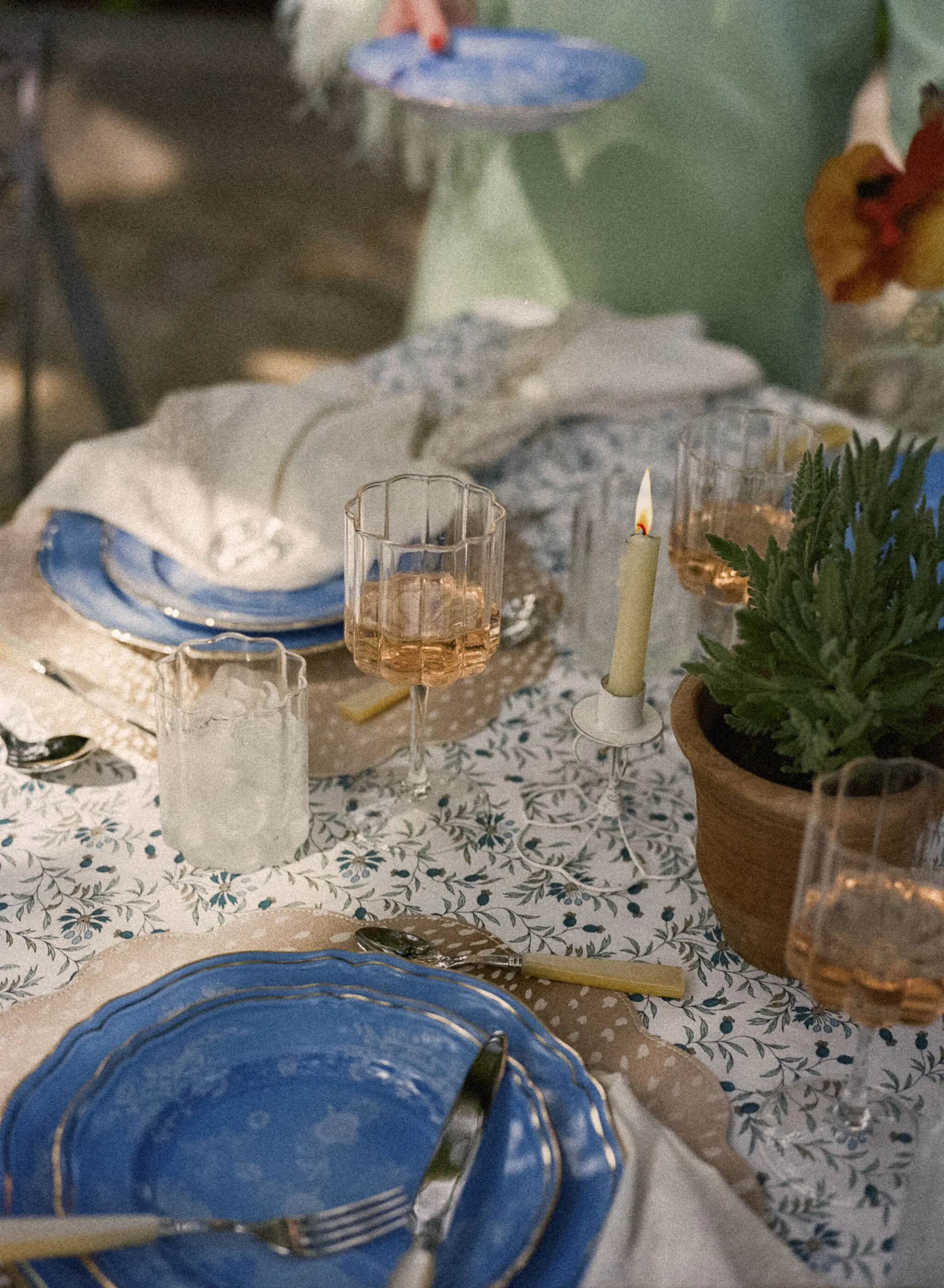 Oriente Italiano Pervinca Salad Plate