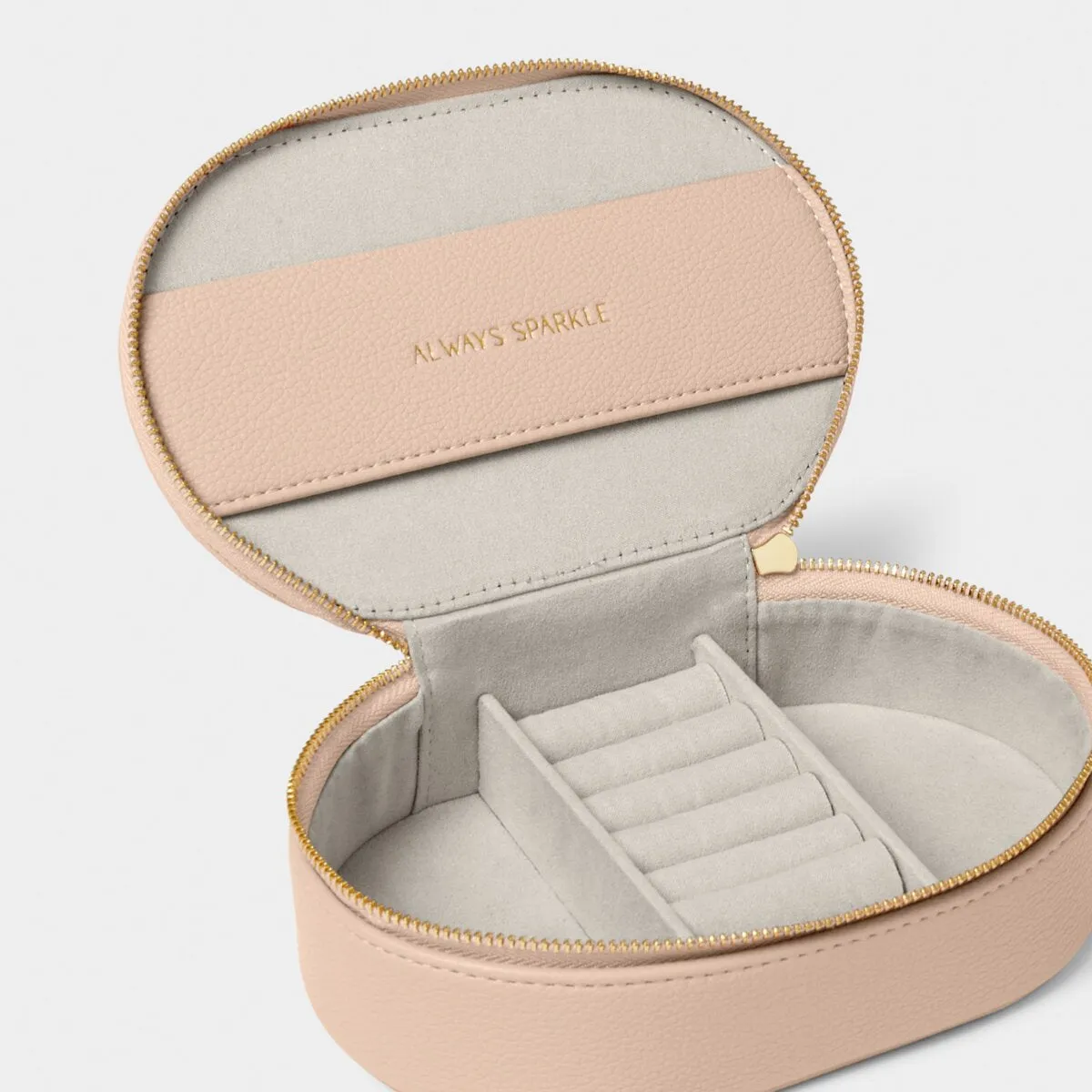 Oval Jewellery Box | Nude Pink